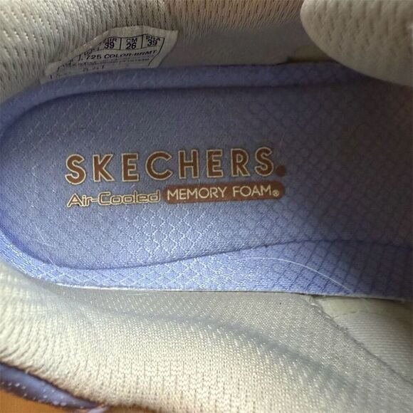 Skechers Women's Fury Retro Sneaker Brown Size 9 Air-Cooled Memory Foam - Picture 8 of 12